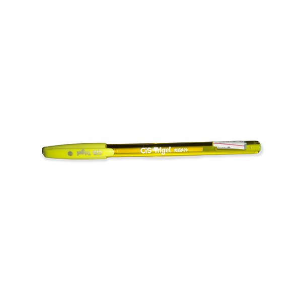 CANETA TRIGEL NEON 1.0 - AMARELO - CIS