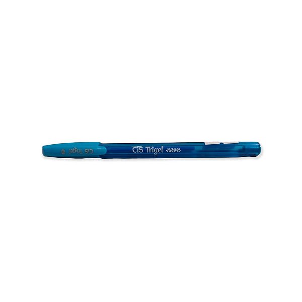 CANETA TRIGEL NEON 1.0 - AZUL - CIS
