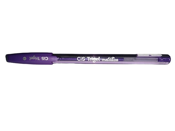 CANETA TRIGEL METALICA 1.0 - VIOLETA - CIS