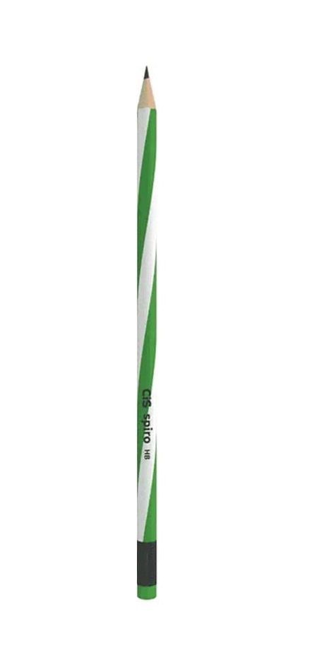LAPIS CIS SPIRO HB C/ BORRACHA - VERDE