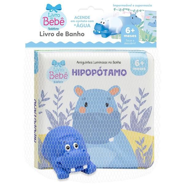 AMIGUINHOS LUMINOSOS NO BANHO: HIPOPÓTAMO