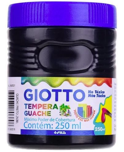 GUACHE GIOTTO 250ML - PRETA