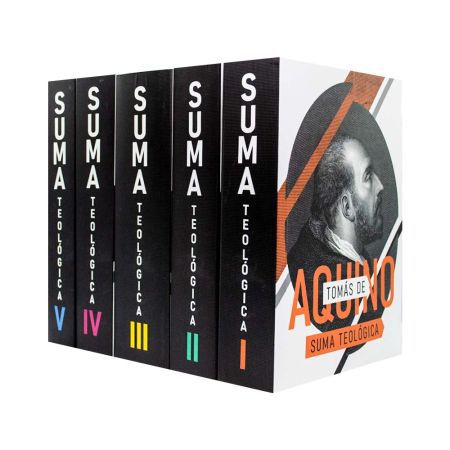 SUMA TEOLÓGICA DE SANTO TOMÁS DE AQUINO: 5 VOLUMES