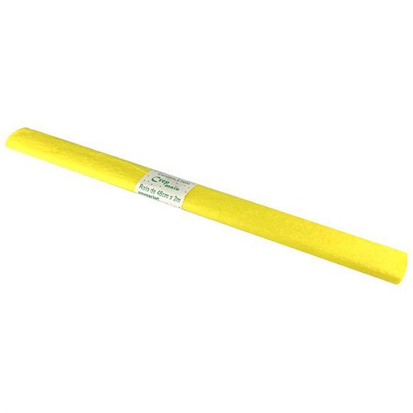 PAPEL CREPOM AMARELO 48CMX2M
