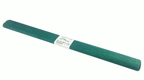 PAPEL CREPOM VERDE BANDEIRA 48CMX2M