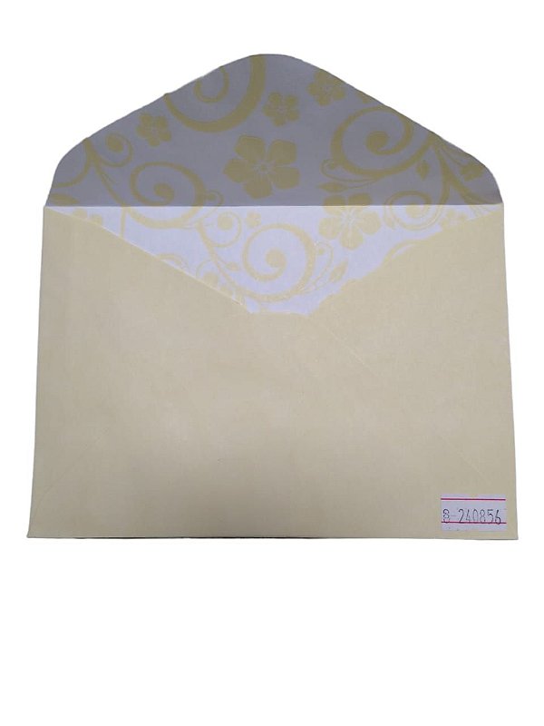 ENVELOPE CARTA ESTAMPADO MARFIM (CAIRO)  – SCRITY