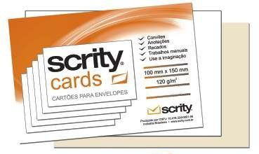 CARTAO PARA ENVELOPE VISITA (60MMX95MM) - MARFIM - UNIDADE