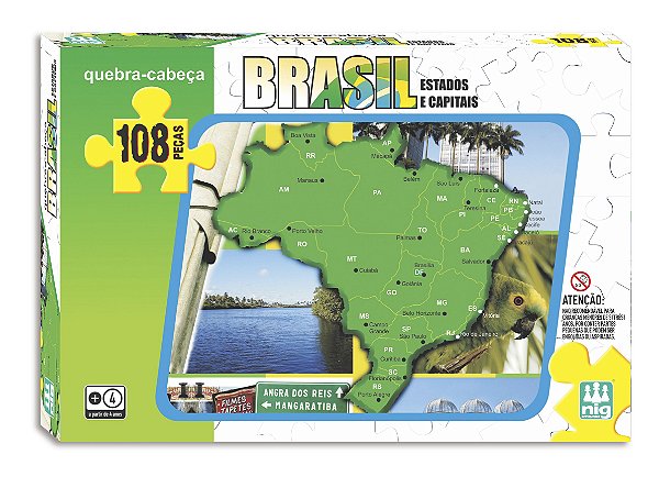 QUEBRA-CABEÇA: BRASIL ESTADOS E CAPITAIS