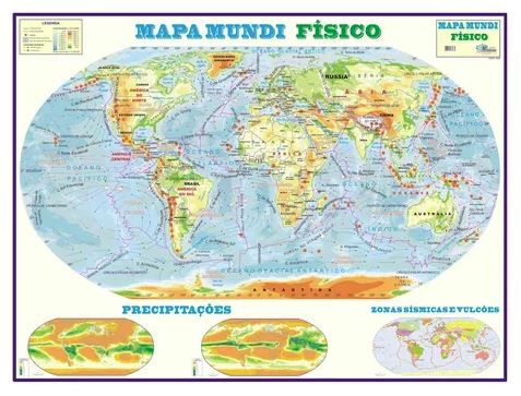 MAPA - MUNDI FISICO DOBRADO