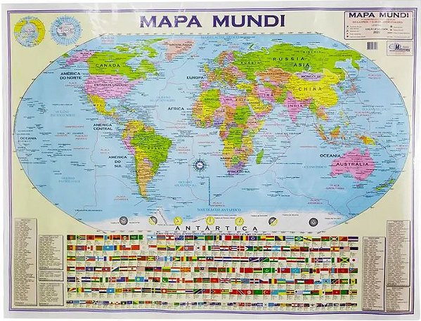 MAPA - MUNDI POLITICO DOBRADO