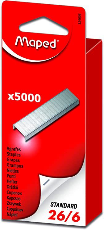 GRAMPO 26/6 MAPED COM 5000 GALVANIZADO