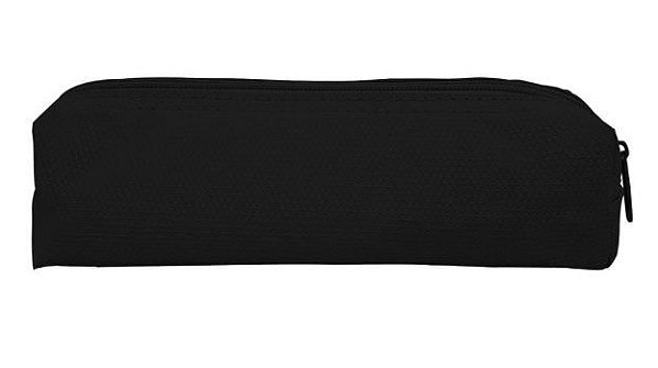 ESTOJO NYLON ACP 1 ZIPER  - PRETO
