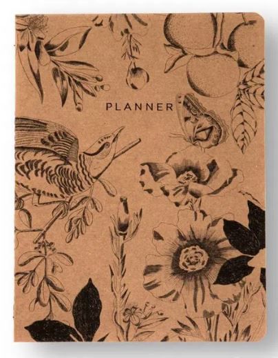 PLANNER PERMANENTE CICERO REVISTA KRAFT MENSAL 19X25 BOTANICA