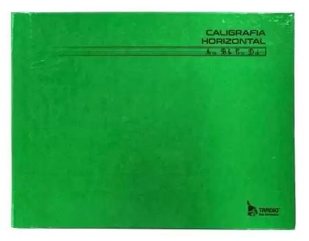 CADERNO DE CALIGRAFIA TAMOIO BROCHURA 48FLS 20,6X15 - VERDE ESCURO