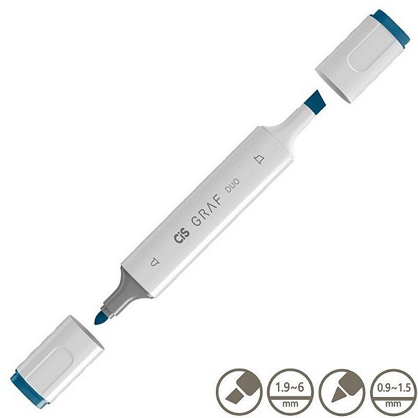 MARCADOR ARTISITICO CIS GRAF DUO - AZUL PRUSSIAN  69