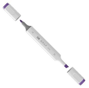 MARCADOR ARTISTICO CIS GRAF DUO - VIOLETA ESCURO 81