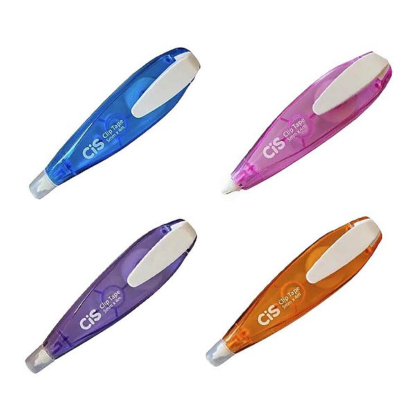 FITA CORRETIVO CIS CLIP TAPE 5MMX4MM - CORES