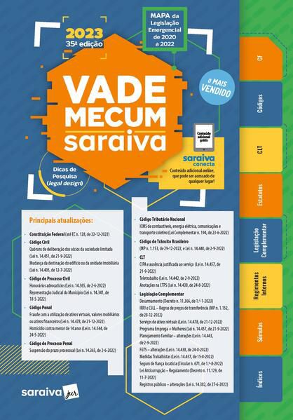 VADE MECUM SARAIVA - TRADICIONAL - 35ª EDIÇÃO 2023