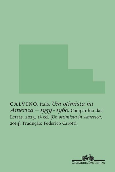 UM OTIMISTA NA AMÉRICA