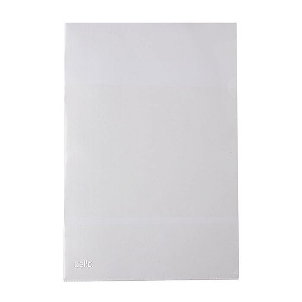 PASTA L A4 DELLOPLAST - CRISTAL