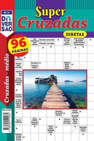 LIVRO DIVERSÃO SUPER CRUZADAS DIRETAS 21