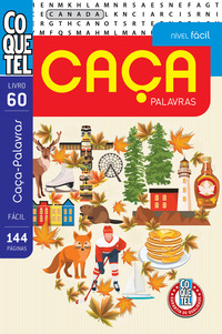LIVRO COQUETEL CAÇA PALAVRAS 60