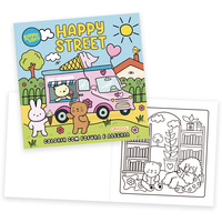 SUNNY VIBES: HAPPY STREET - COLORIR COM FOFURA E ALEGRIA - LIVRO DE COLORIR