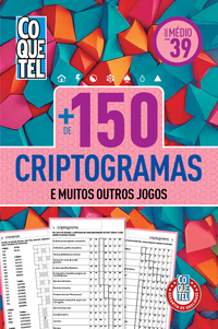 LIVRO COQUETEL MAIS DE 150 CRIPTOGRAMAS 39