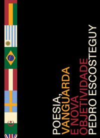 POESIA, VANGUARDA E NOVA OBJETIVIDADE