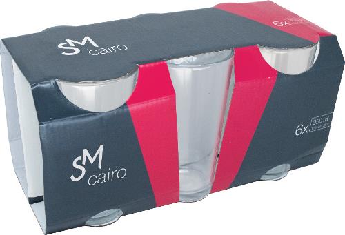 CAIRO COPO 350 ML - JG C/ 06 PCS