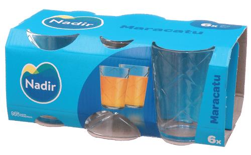 MARACATU COPO 265 ML - JG C/ 6 PCS - CAIXA C/ 8 PEÇAS