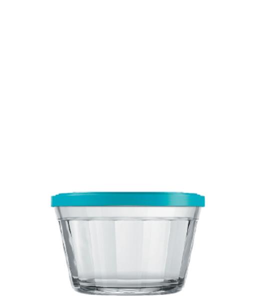 AMERICANO TIGELA C/ TAMPA COLOR 350 ML - CAIXA C/ 12 PEÇAS