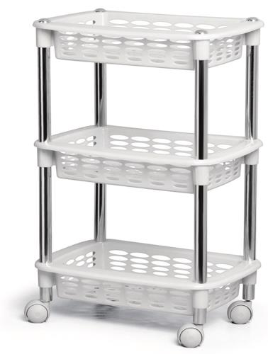 FRUTEIRA RETANGULAR TRIPLA BRANCA