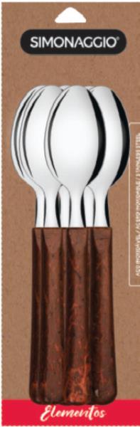 SINTONIA MOGNO - COLHER MESA C/06 PCS