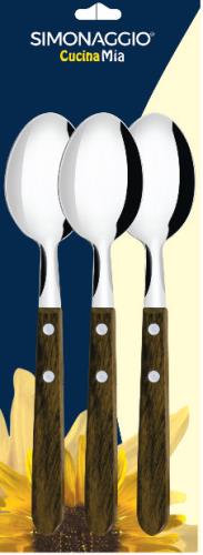 CUCINA MIA COLHER MESA CABO MADEIRA C/3 PCS