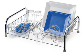 ESCORREDOR MAXIMO C/ PORTA COPOS 54X38X10,5 CM - P/ 10 PRATOS