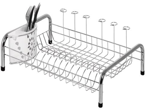 SECADOR RAINHA C/ PORTA COPOS E TALHER MIMO - P/ 12 PRATOS