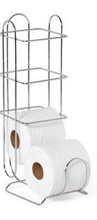 SUPORTE P/ PAPEL HIGIENICO 04 ROLOS - 38X12X22 CM