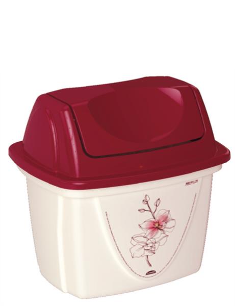LIXEIRA PIA BASCULANTE MARMORE FLORAL 4,9 LTS