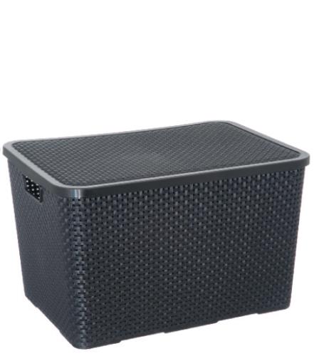 CAIXA RATTAN 07L PRETO