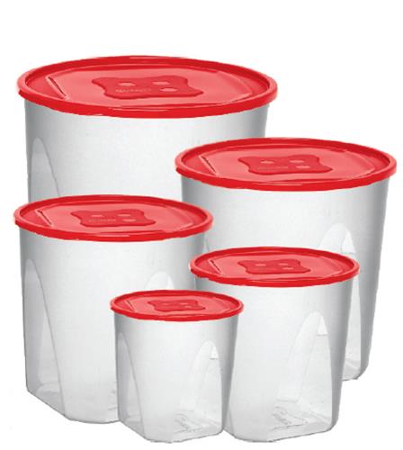 CJ 5 PCS MANT. RED (0,6/0,97/1,6/3,2/5,1)