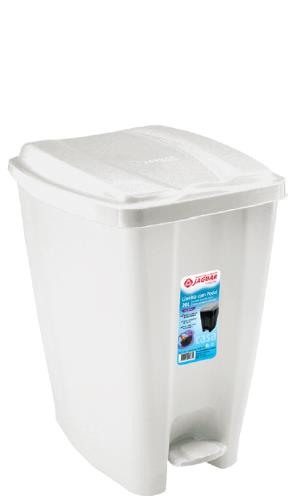 LIXEIRA COM PEDAL 20 LTS - BRANCA