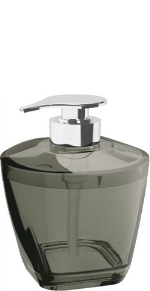 PORTA SABONETE LIQ. PREMIUM PRETO TRANSLUCIDO