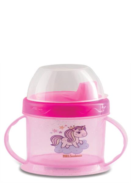 COPO 220 ML C/ALCA E SOBRE TAMPA UNICORNIO