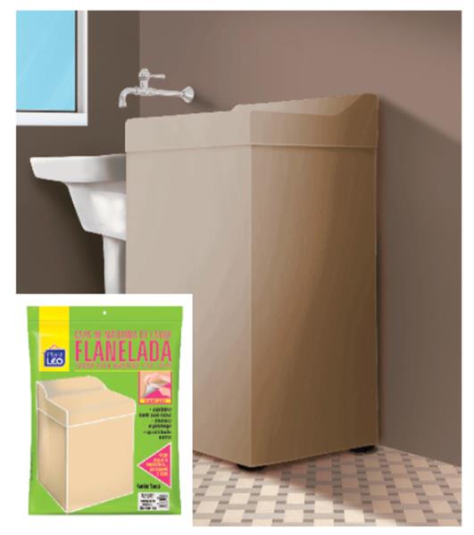 CAPA P/ MAQ FLANELADA LISA - G  69X66X91 CM