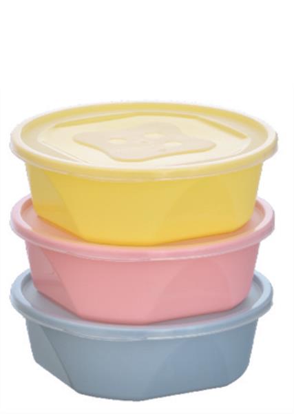 KIT 3 PCS ORGANIZA 1,2L RED NUDE