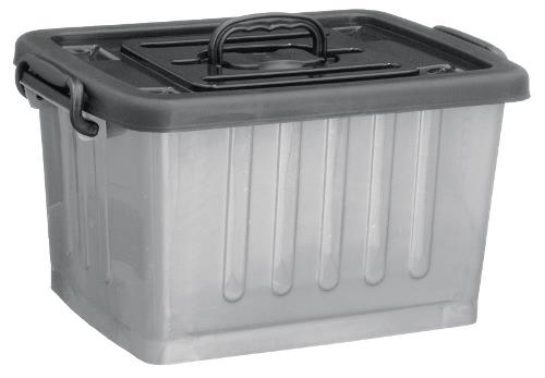 CONTAINER ALTO 38,2 LTS - 53X38X29,5 CMS PRATA