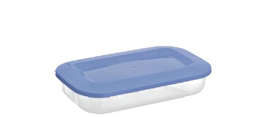 POTE HERM.RETANG.RASO PEQ.AVULSO 515ML - CAIXA C/ 12 PEÇAS