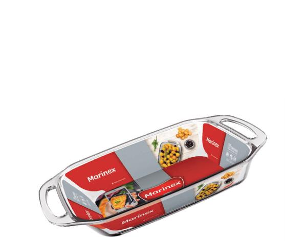 SELETTA ASSADEIRA RET  32,6X17,6X7  2,1 LTS - CAIXA C/ 6 PEÇAS