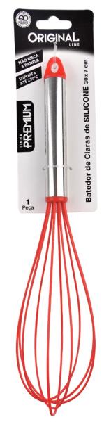 BATEDOR DE CLARAS SILICONE 30 X 7 CM